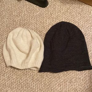 2 winter hats
